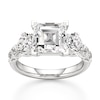 Thumbnail Image 1 of J'Lure Carre Step-Cut Lab-Grown Diamond Engagement Ring 4-3/4 ct tw 18K White Gold