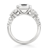 Thumbnail Image 2 of J'Lure Carre Step-Cut Lab-Grown Diamond Engagement Ring 4-3/4 ct tw 18K White Gold