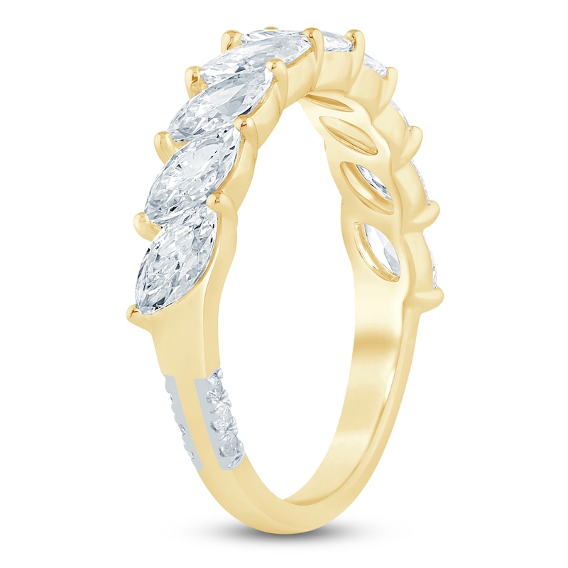 Main Image 2 of Pnina Tornai Marquise-Cut Lab-Grown Diamond 1-1/3 ct tw 14K Yellow Gold