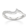 Thumbnail Image 1 of J'Lure Lab-Created Diamond Contour Wedding Band 1/5 ct tw 18K White Gold