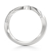 Thumbnail Image 2 of J'Lure Lab-Created Diamond Contour Wedding Band 1/5 ct tw 18K White Gold