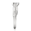 Thumbnail Image 3 of J'Lure Lab-Created Diamond Contour Wedding Band 1/5 ct tw 18K White Gold