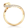 Thumbnail Image 2 of J'Lure Lab-Grown Diamond Contour Wedding Band 1/6 ct tw 18K Yellow Gold