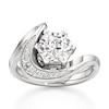 Thumbnail Image 1 of J'Lure Hexagon Brilliant-Cut Lab-Grown Diamond Engagement Ring 2 ct tw 18K White Gold