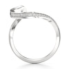Thumbnail Image 2 of J'Lure Lab-Grown Diamond Contour Wedding Band 1/6 ct tw 18K White Gold