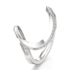 Thumbnail Image 4 of J'Lure Lab-Grown Diamond Contour Wedding Band 1/6 ct tw 18K White Gold