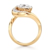 Thumbnail Image 2 of J'Lure Octagon Brilliant-Cut Lab-Created Diamond Engagement Ring 3 ct tw 18K Yellow Gold