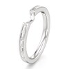 Thumbnail Image 4 of J'Lure Baguette-Cut Lab-Grown Diamond Contour Wedding Band 3/8 ct tw 18K White Gold