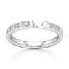 Thumbnail Image 1 of J'Lure Baguette-Cut Lab-Grown Diamond Contour Wedding Band 1/3 ct tw 18K White Gold
