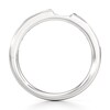 Thumbnail Image 2 of J'Lure Baguette-Cut Lab-Grown Diamond Contour Wedding Band 1/3 ct tw 18K White Gold