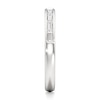 Thumbnail Image 3 of J'Lure Baguette-Cut Lab-Grown Diamond Contour Wedding Band 1/3 ct tw 18K White Gold
