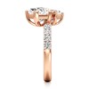 Thumbnail Image 3 of J'Lure Pentagon Brilliant-Cut Two-Stone Lab-Grown Diamond Engagement Ring 3-1/3 ct tw 18K Rose Gold