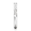 Thumbnail Image 3 of J'Lure Baguette-Cut Lab-Created Diamond Contour Wedding Band 3/8 ct tw 18K White Gold