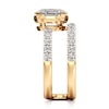 Thumbnail Image 3 of J'Lure Oval Portrait-Cut Lab-Grown Diamond Spiral Engagement Ring 3-5/8 ct tw 18K Yellow Gold