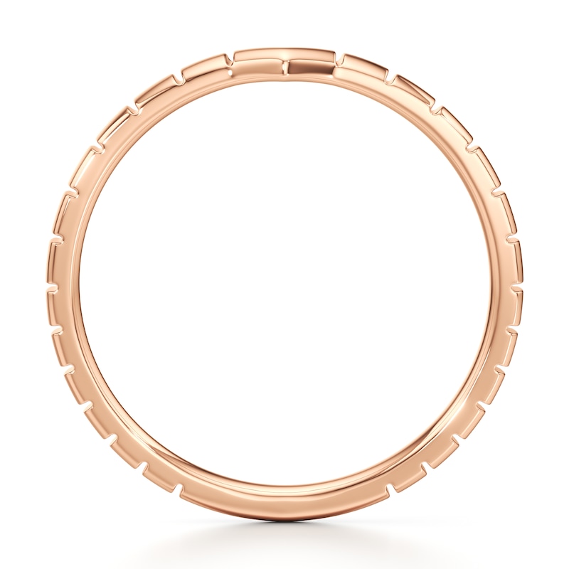 Main Image 2 of J'Lure Contour Wedding Band 18K Rose Gold