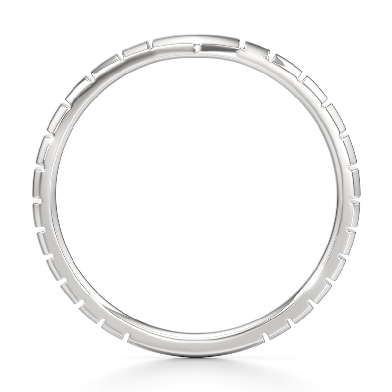 Main Image 2 of J'Lure Contour Wedding Band 18K White Gold