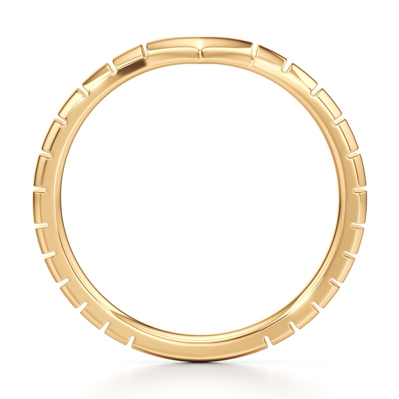 Main Image 2 of J'Lure Contour Wedding Band 18K Yellow Gold