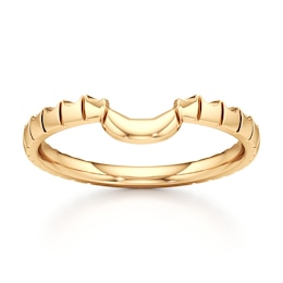 J'Lure Contour Wedding Band 18K Yellow Gold