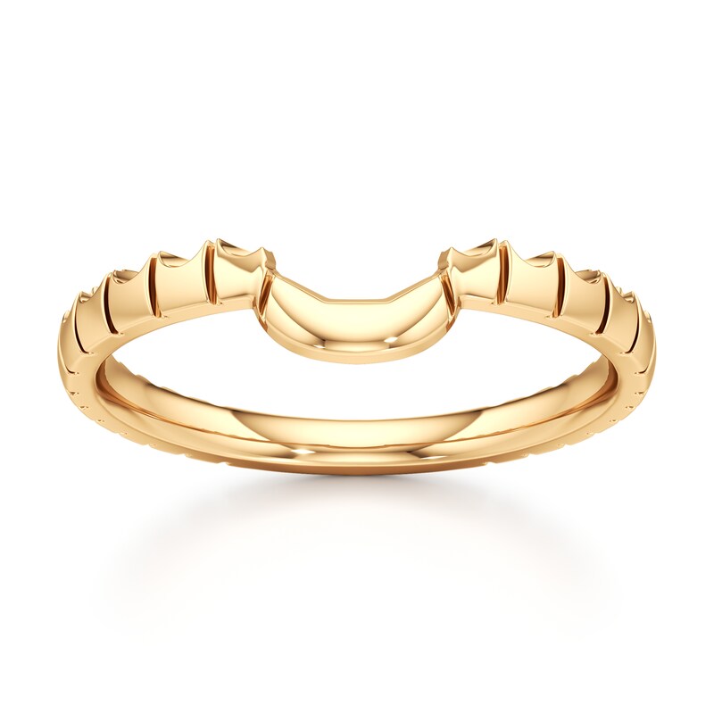 Main Image 1 of J'Lure Contour Wedding Band 18K Yellow Gold