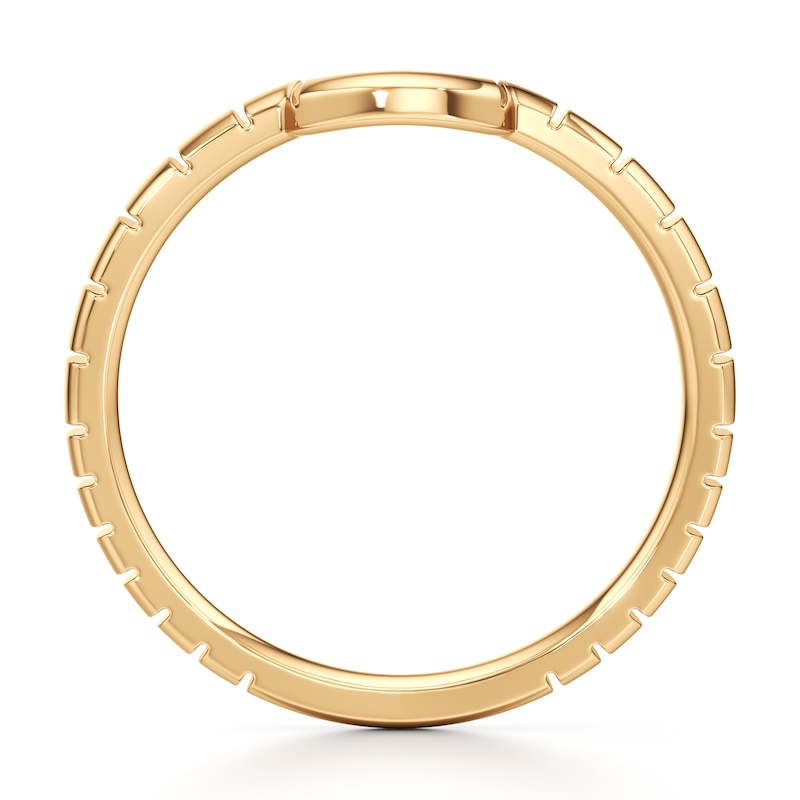 Main Image 2 of J'Lure Contour Wedding Band 18K Yellow Gold