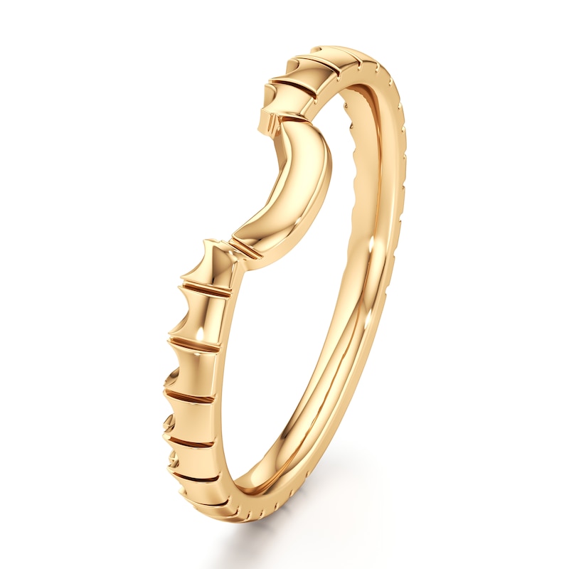 Main Image 4 of J'Lure Contour Wedding Band 18K Yellow Gold