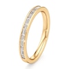 Thumbnail Image 4 of J'Lure Baguette & Round-Cut Lab-Grown Diamond Wedding Band 1/3 ct tw 18K Yellow Gold