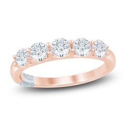 Pnina Tornai Lab-Grown Diamond Five-Stone Anniversary Ring 1 ct tw 14K Rose Gold