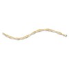 Thumbnail Image 2 of Italia D'Oro Tapered Oval Link Bracelet 14K Yellow Gold 7.5"