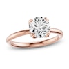 Thumbnail Image 1 of Certified Round-Cut Diamond Solitaire Engagement Ring 2 ct tw 18K Rose Gold (SI2/G)