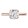 Thumbnail Image 3 of Certified Round-Cut Diamond Solitaire Engagement Ring 2 ct tw 18K Rose Gold (SI2/G)