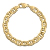Thumbnail Image 1 of Mariner Chain Bracelet 10.1mm Hollow 10K Yellow Gold 8.5"