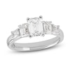 Thumbnail Image 1 of Storied Diamond Desert Sands of Eternity Emerald-Cut Five-Stone Engagement Ring 2 ct tw 18K White Gold