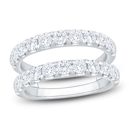 Lab-Grown Diamond Enhancer Ring 2 ct tw 14K White Gold