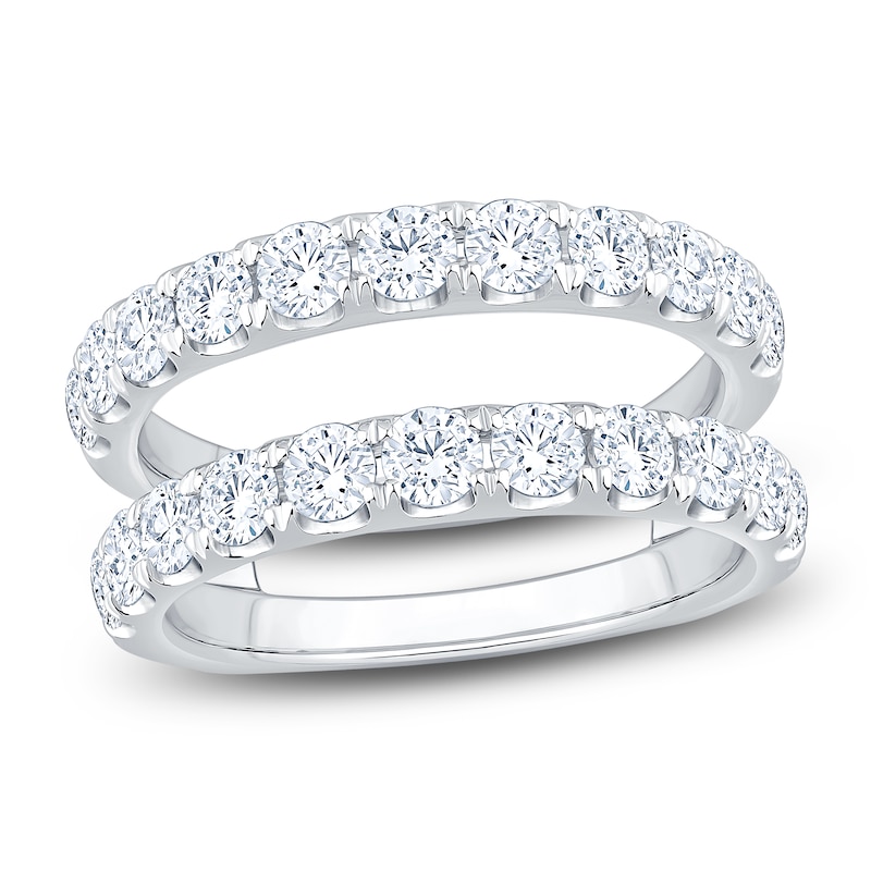 Main Image 1 of Lab-Grown Diamond Enhancer Ring 2 ct tw 14K White Gold