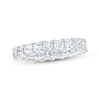 Thumbnail Image 1 of Princess-Cut Lab-Grown Diamond Eternity Band 3-3/8 - 4-1/3 ct tw Platinum