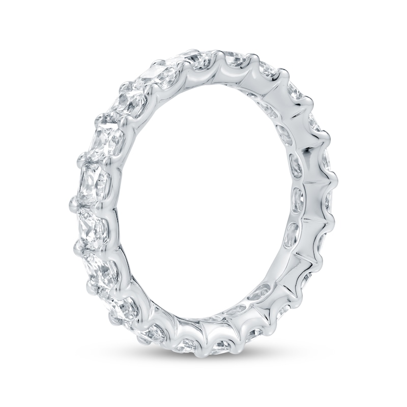Main Image 2 of Princess-Cut Lab-Grown Diamond Eternity Band 3-3/8 - 4-1/3 ct tw Platinum