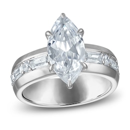 Vera Wang VOW Marquise-Cut Lab-Grown Diamond Engagement Ring 3-1/2 ct tw 14K White Gold