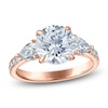 Thumbnail Image 1 of Vera Wang VOW Round-Cut Lab-Grown Diamond Engagement Ring 3-1/2 ct tw 14K Rose Gold