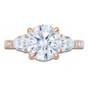 Thumbnail Image 3 of Vera Wang VOW Round-Cut Lab-Grown Diamond Engagement Ring 3-1/2 ct tw 14K Rose Gold