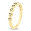 Thumbnail Image 2 of Bezel-Set Natural Peridot 2mm Stackable Ring 14K Yellow Gold