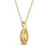 Thumbnail Image 3 of Diamond Pavé Teardrop Necklace 3/4 ct tw 14K Yellow Gold 18"