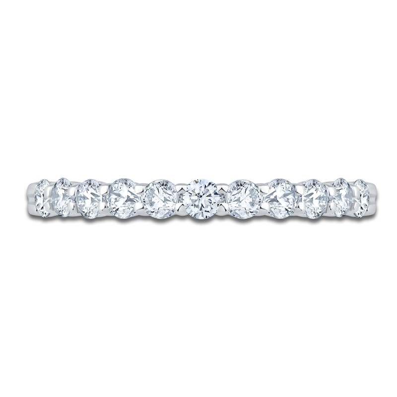 Main Image 2 of Lab-Grown Diamond Anniversary Ring 1/2 ct tw 14K White Gold