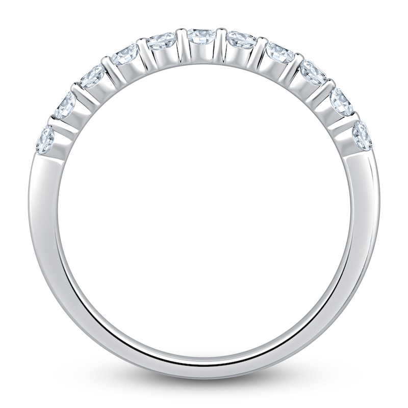 Main Image 3 of Lab-Grown Diamond Anniversary Ring 1/2 ct tw 14K White Gold