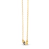 Thumbnail Image 2 of Le Vian Chocolate Diamond Ribbed Bar Necklace 1/8 ct tw 14K Honey Gold 19"