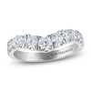 Thumbnail Image 1 of Vera Wang VOW Lab-Grown Diamond Graduated Contour Wedding Band 1 ct tw 14K White Gold