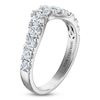 Thumbnail Image 2 of Vera Wang VOW Lab-Grown Diamond Graduated Contour Wedding Band 1 ct tw 14K White Gold