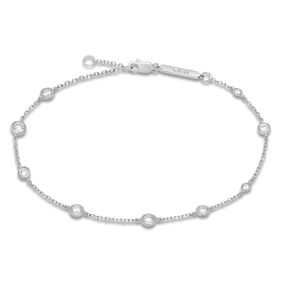 Constellations by Jared Lab-Grown Diamond Leo Bracelet 1/2 ct tw 10K White Gold 7.5"