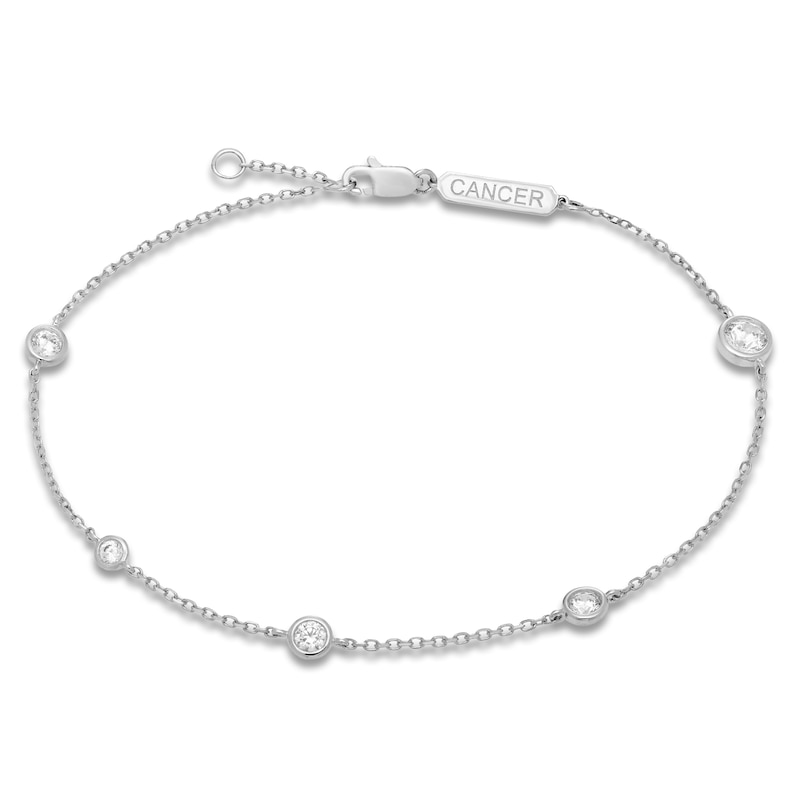 Main Image 1 of Constellations by Jared Lab-Grown Diamond Cancer Bracelet 1/2 ct tw 10K White Gold 7.5"