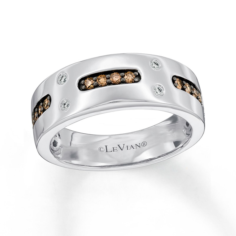 Main Image 1 of Le Vian Men's Diamond Band 3/8 carat tw 14K Vanilla Gold