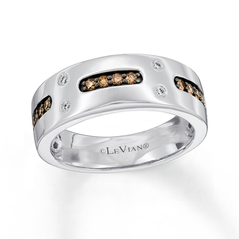 Le Vian Men's Diamond Band 3/8 carat tw 14K Vanilla Gold